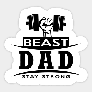 Beast Dad Sticker
